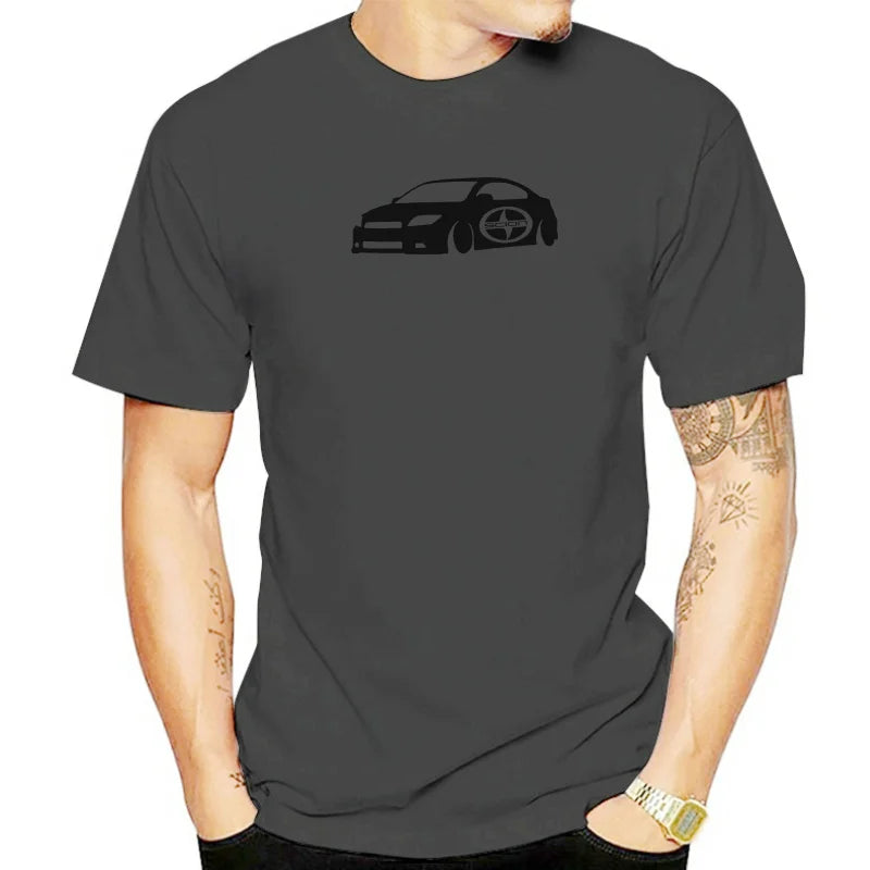 Scion TC Lowered Racing Lowered Custom Color T-Shirt