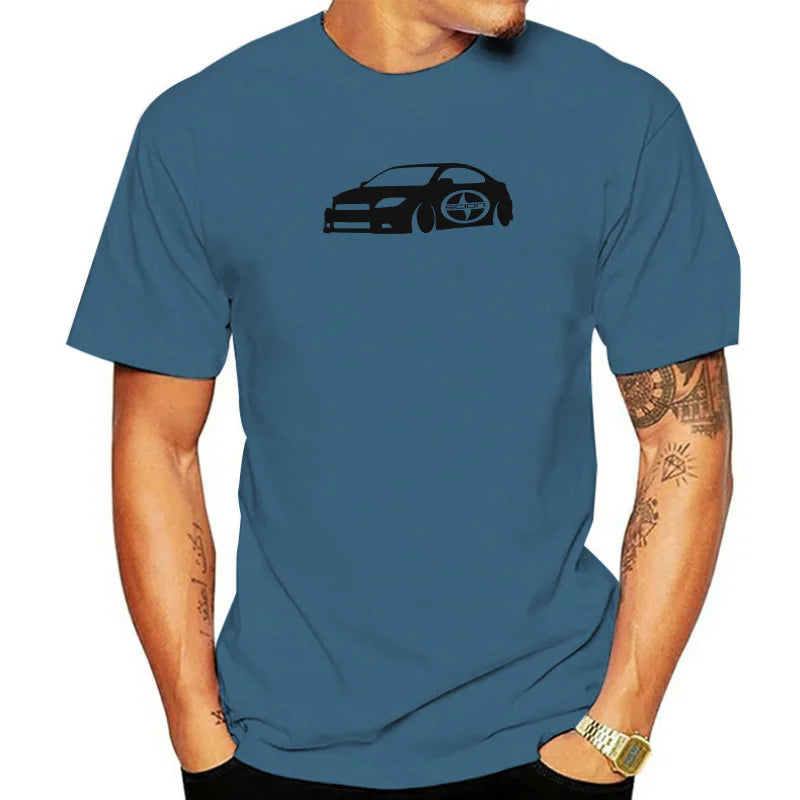 Scion TC Lowered Racing Lowered Custom Color T-Shirt