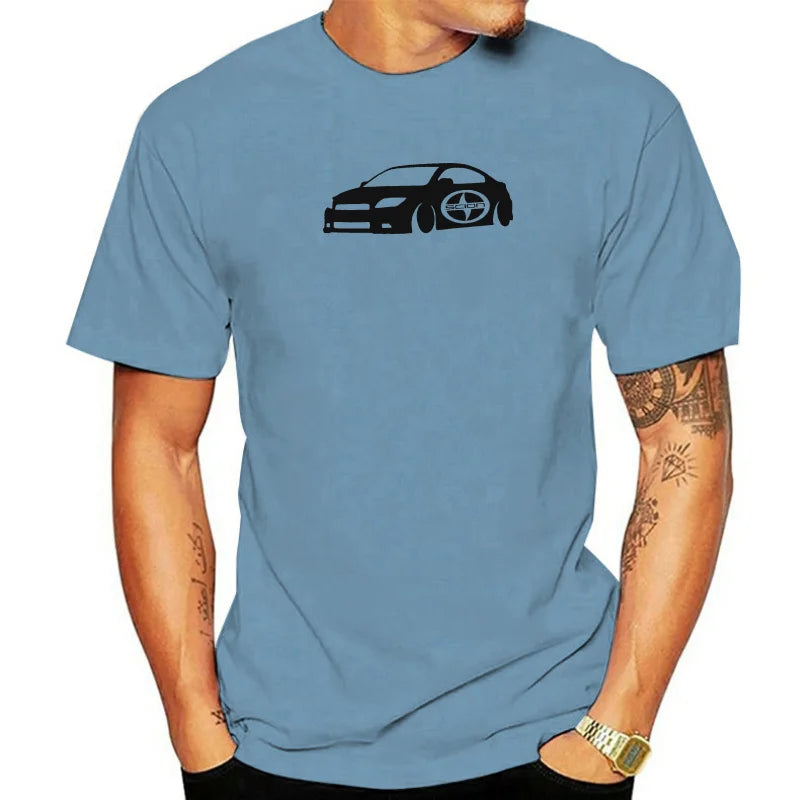 Scion TC Lowered Racing Lowered Custom Color T-Shirt